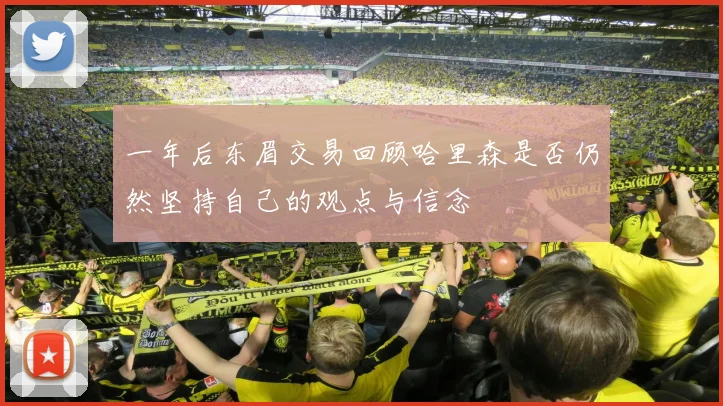 一年后东眉交易回顾哈里森是否仍然坚持自己的观点与信念